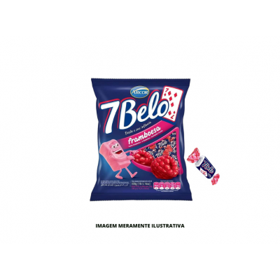 BALA - ARCOR - 500g - 7 BELO FRAMBOESA